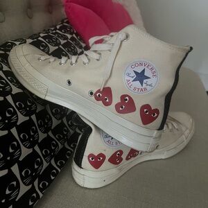 Converse x CDG size 8 Play High-Top Sneakers